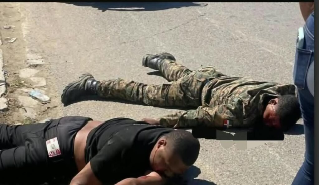 1-FOTO DOS MILITARES GRAVES POR CHOQUE CON HAITIANOS.